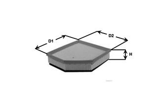 CLEAN FILTERS Воздушный фильтр MA3227